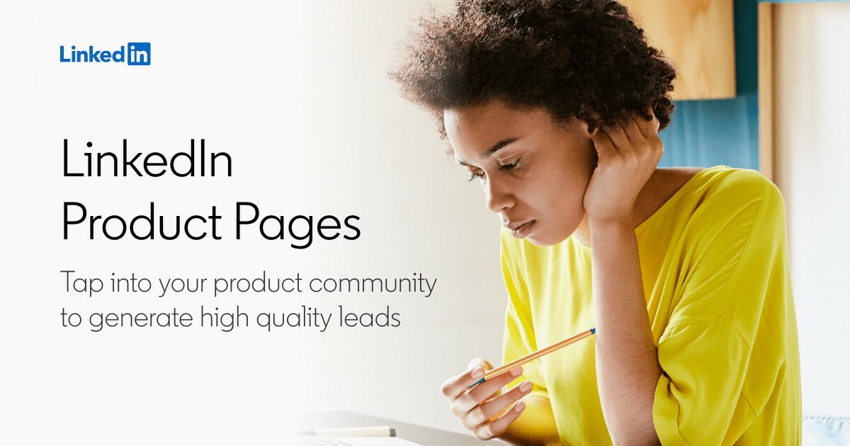 Learn about LinkedIn Product Pages