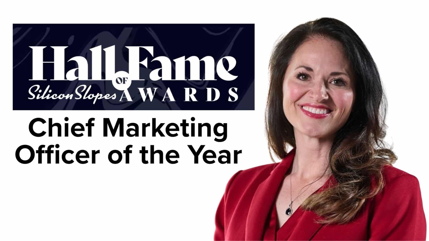 Amy Cook Named CMO of the Year at the Silicon Slopes HOF Gala