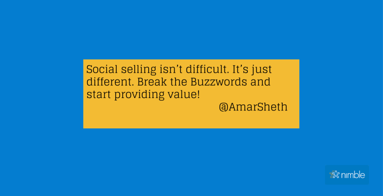 Learn Social Selling and Start Providing Value | Nimble Blog