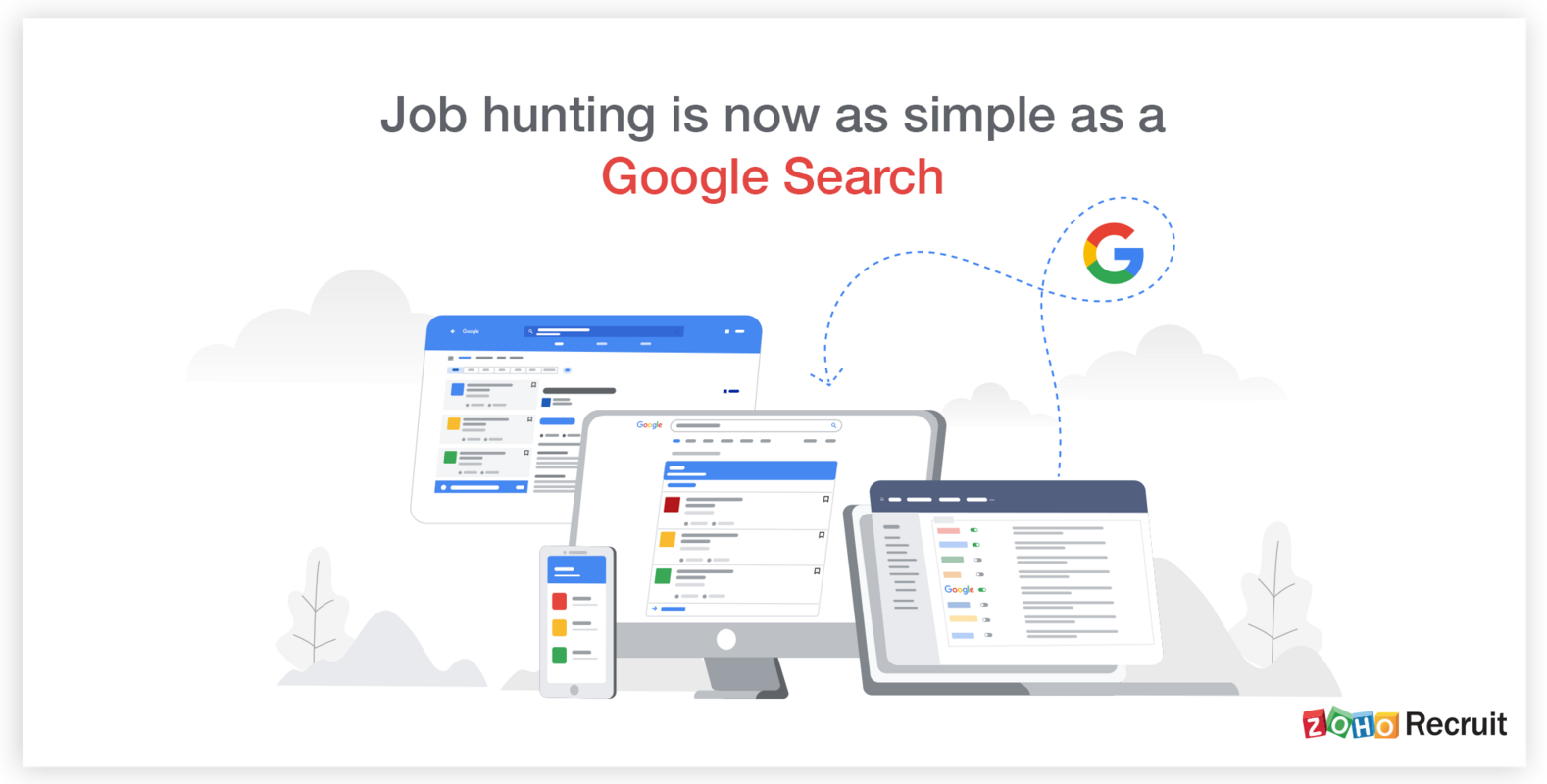 Get your jobs to the top of Google Search with Zoho Recruit
