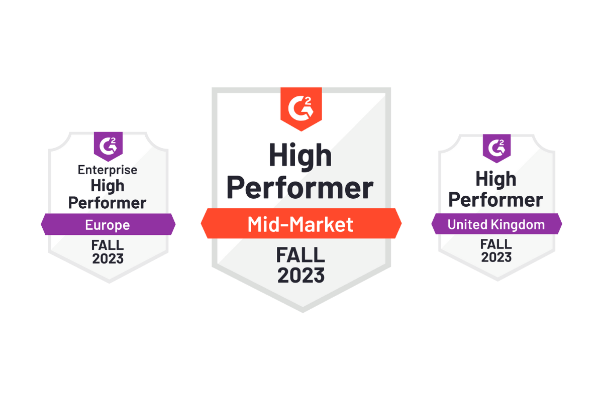 Workbooks named by G2 as the High Performer in UK Mid-Market CRM Software