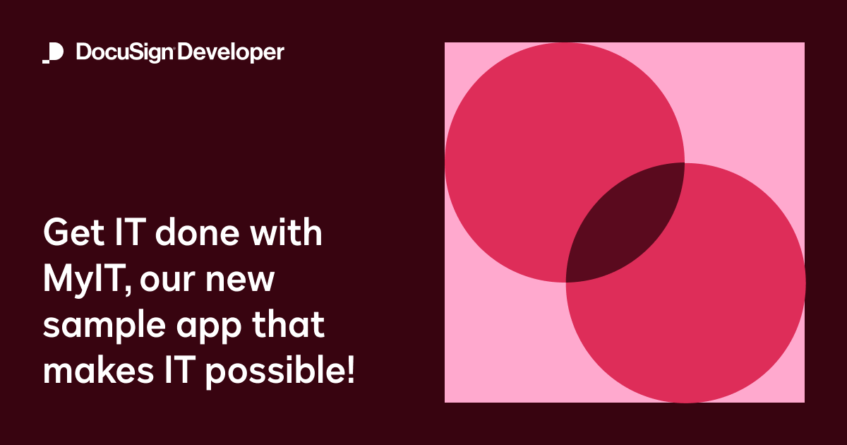Get IT done with MyIT, our new sample app that makes IT possible!