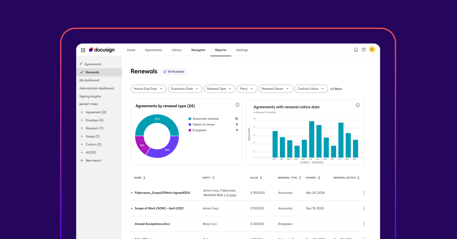 Introducing Docusign Navigator: The Smart Way to Manage Agreements