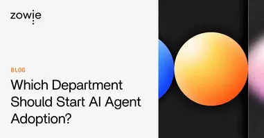 Which Department Should Start AI Agent Adoption?