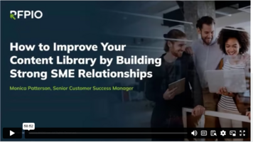 How to improve your content library by Building Strong SME Relationships