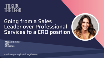 Going from a sales leader to a CRO position with Megan Dimmer
