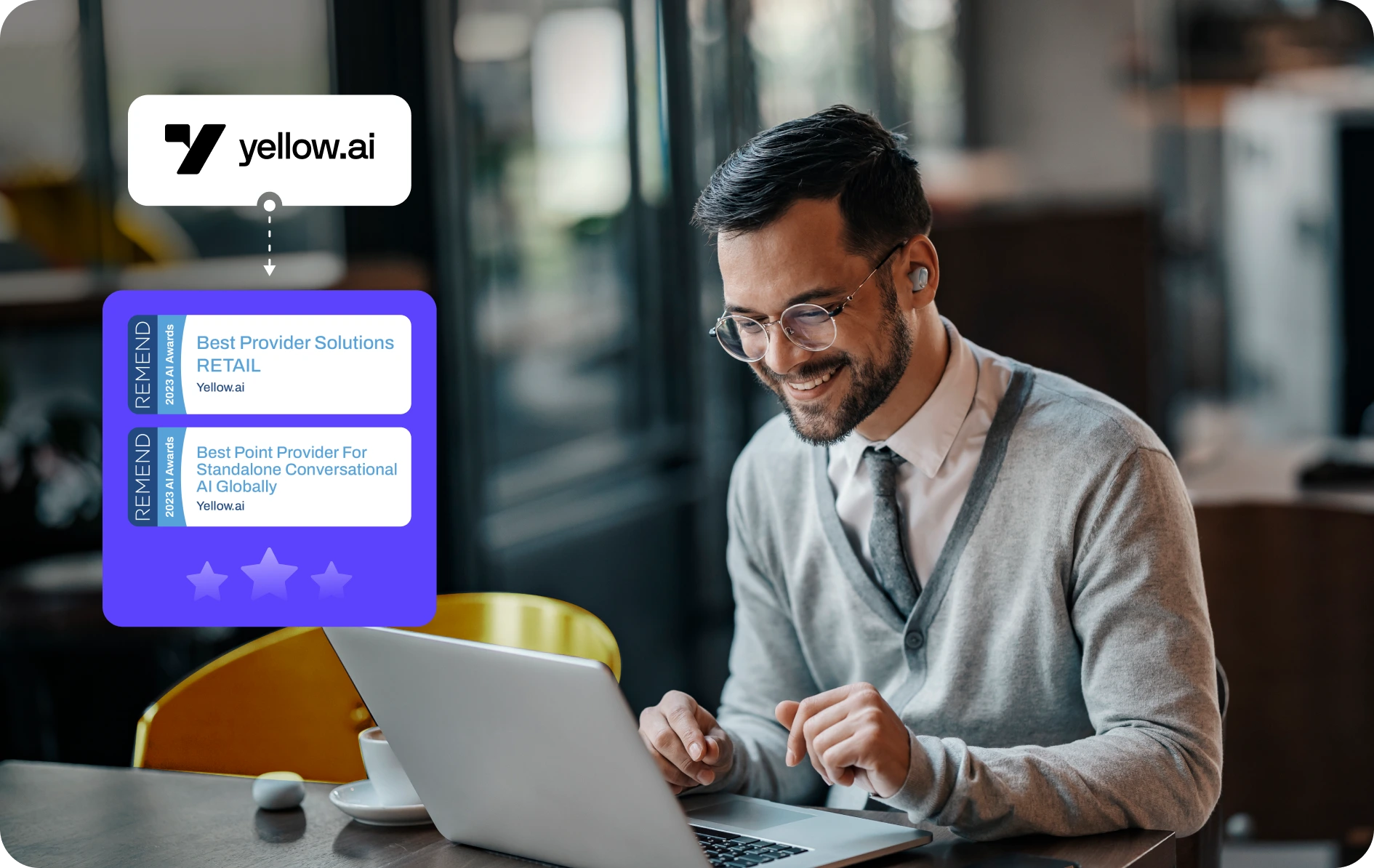 Yellow.ai named as best stand-alone global conversational AI company in Remend 2023 AI Self-Service Automation report