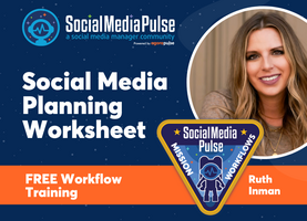 Social Media Planning Worksheet (Ruth Inman)