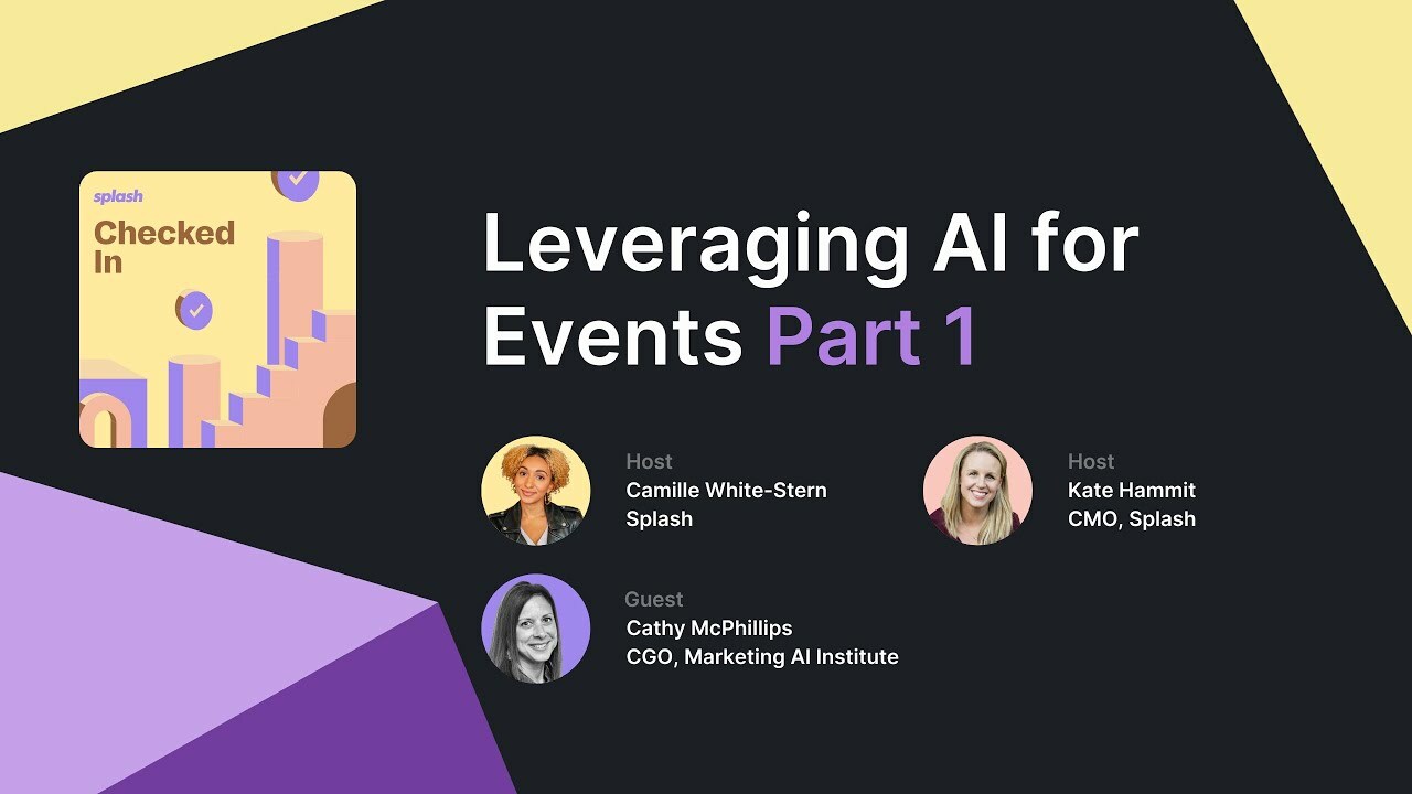 Part 1 Leveraging AI for Events