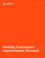 Making Continuous Improvement Personal