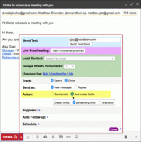 Improvements to the "Just create Drafts" feature