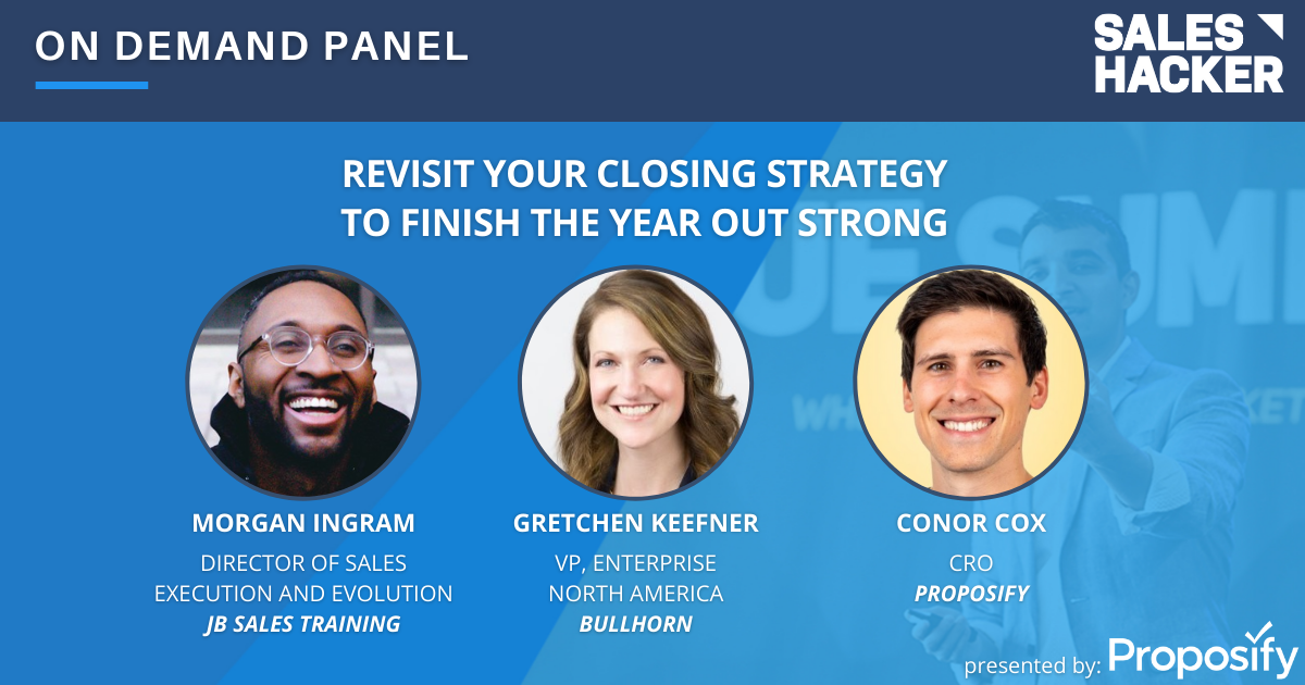 Revisit Your Closing Strategy to Finish the Year Out Strong