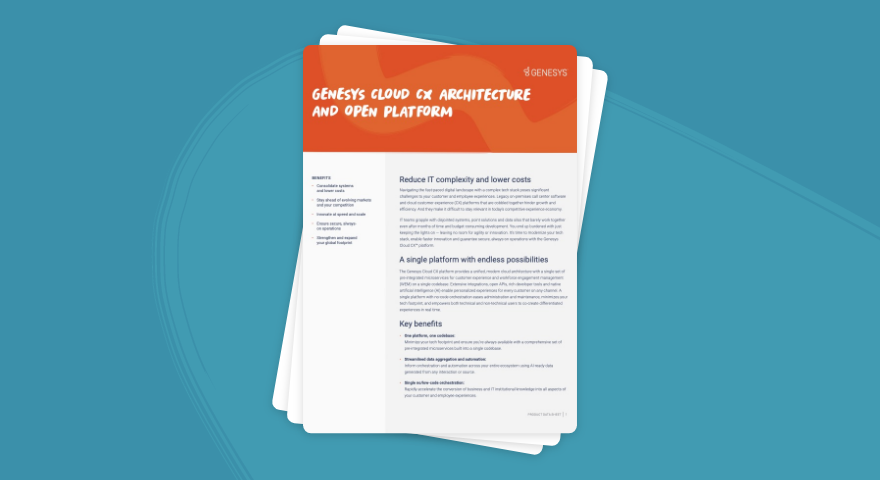 Reduce IT complexity and lower costs