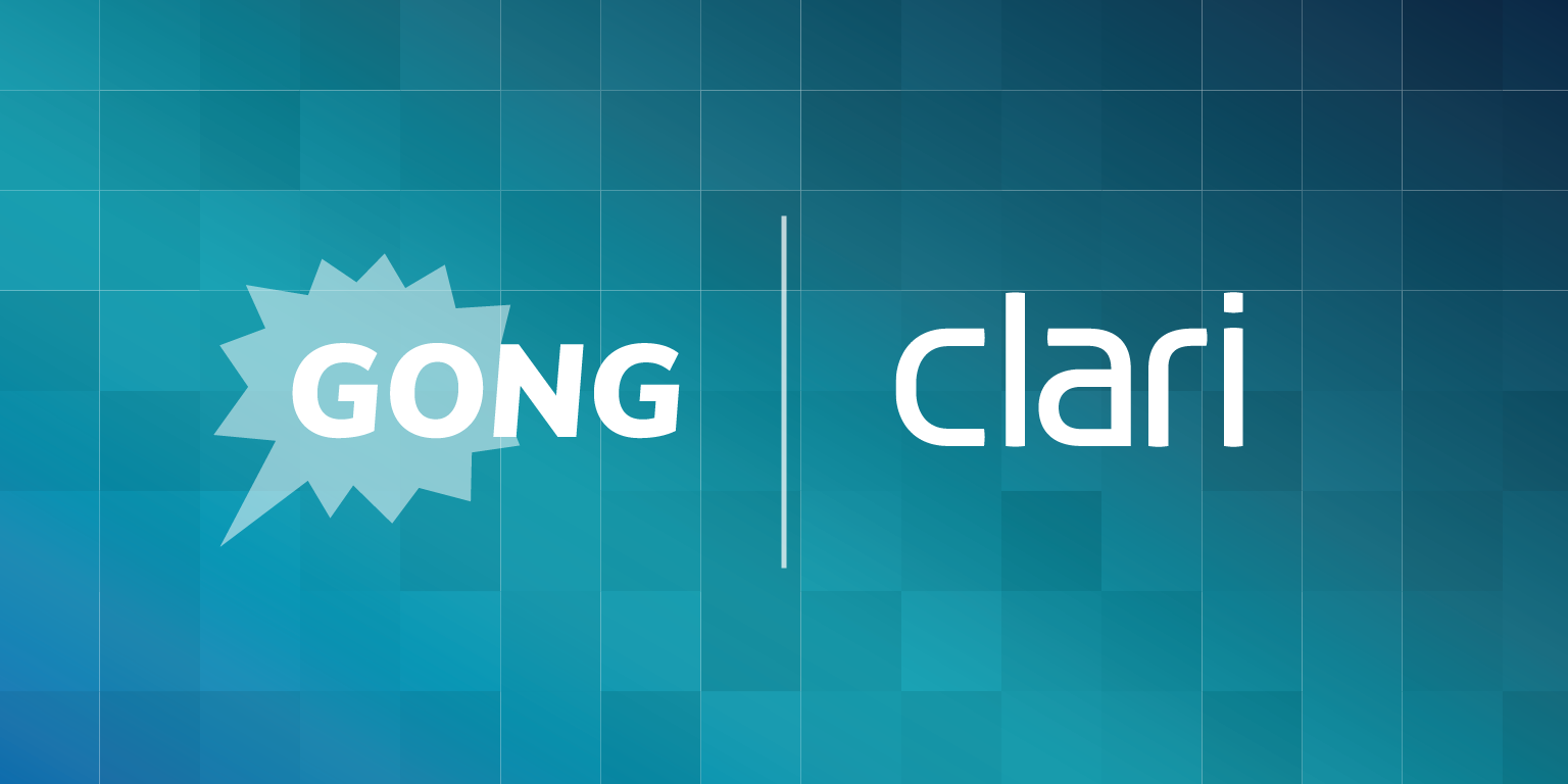 Clari + Gong.io: An Integration to Get Full Visibility Into Deals