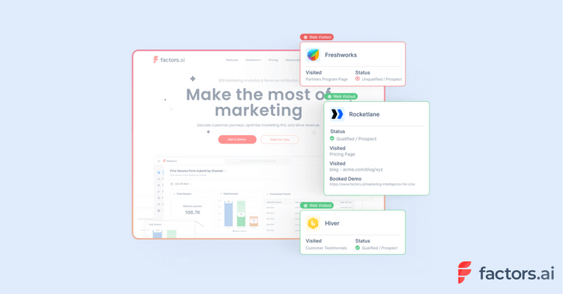 Identify Your Website Traffic With Factors.ai