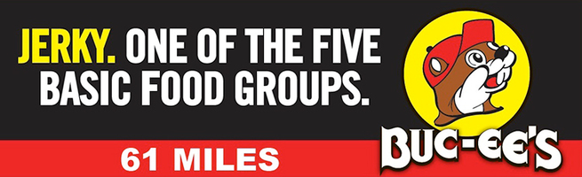 Buc-ee's Jerky Billboard - Swipe File