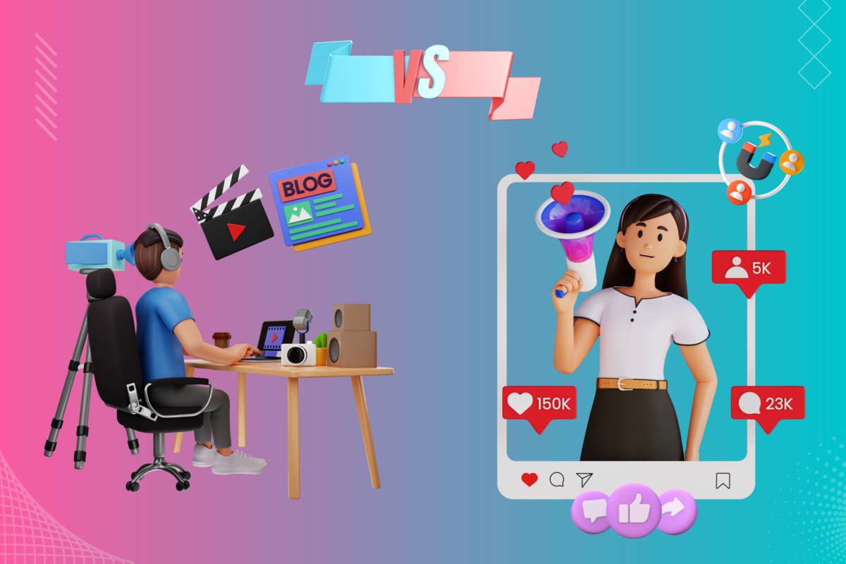 How are bloggers different from influencers? 