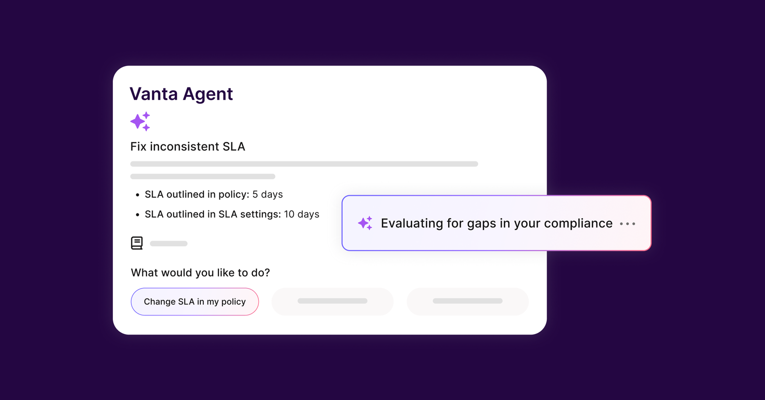 Introducing the all-new Vanta AI Agent to supercharge GRC teams