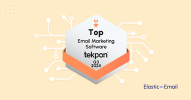 Elastic Email recognized by Tekpon as Top Email Marketing Software