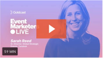 Events Marketers Live with Sarah Reed