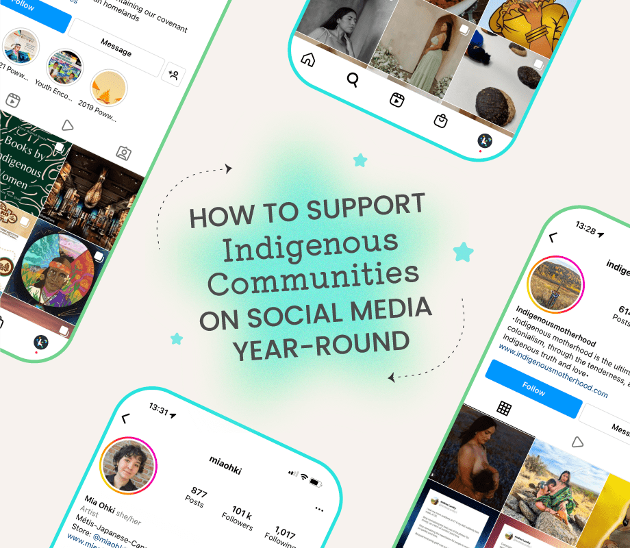 How to Support Indigenous Communities on Social Media Year-round