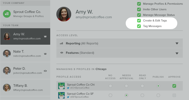Designate Specific Users to Create and Manage Tags for Your Team