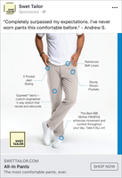 Swet Tailor Facebook Ad - Swipe File