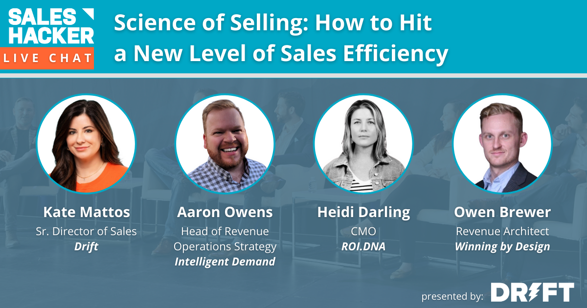 Science of Selling: How to Hit a New Level of Sales Efficiency