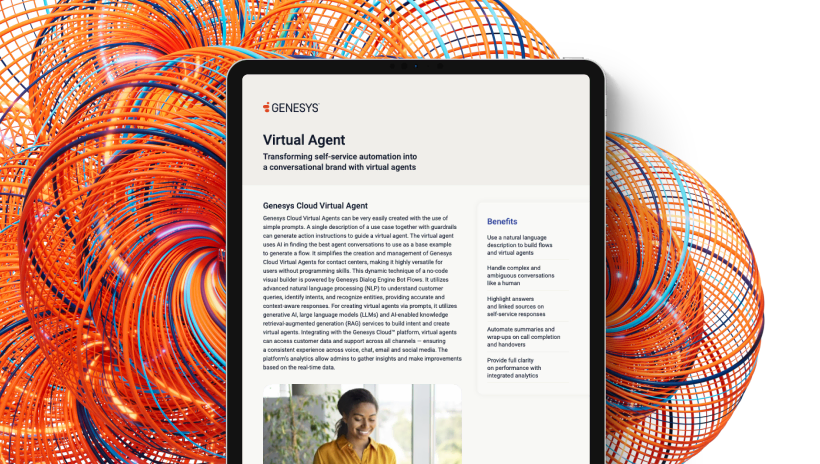 Transforming self-service automation into a conversational brand with virtual agents
