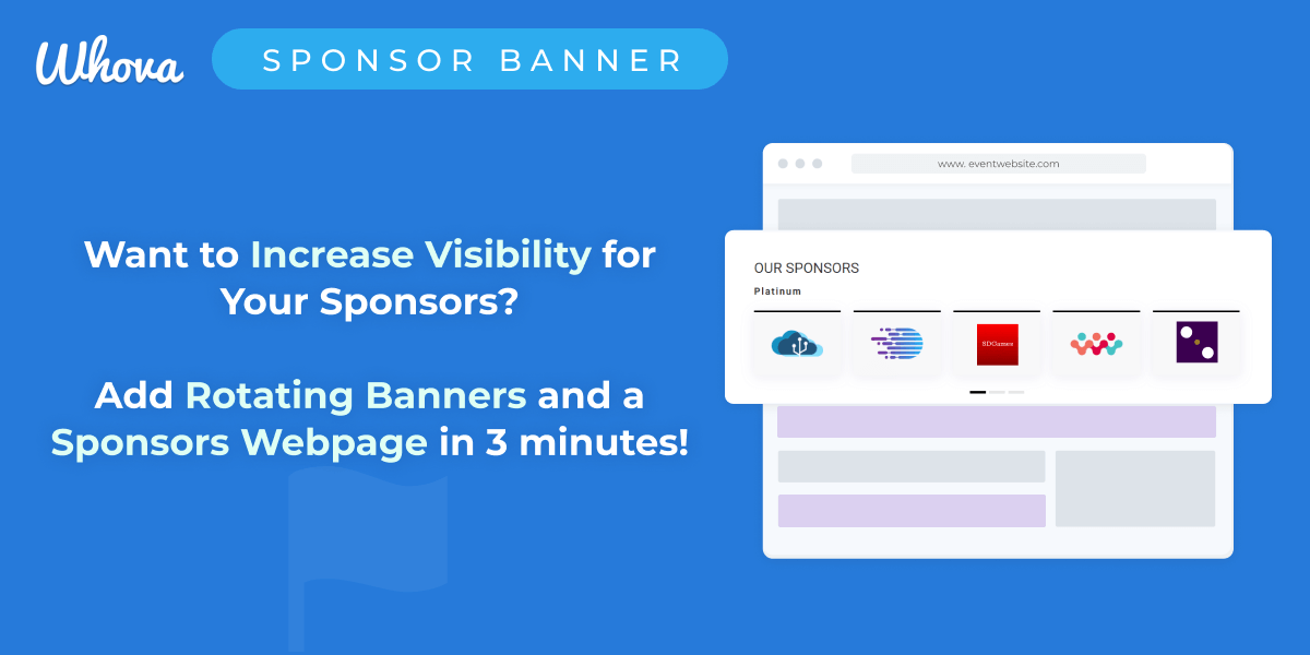 Add Rotating Sponsor Banners to Your Event Website in Three Minutes