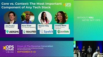 [Panel] Core vs Context: The Most Important Components of Any Tech Stack - LeanData