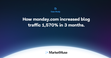 How monday.com increased blog traffic 1,570% in 3 months.