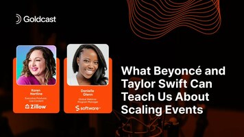 What Beyoncé and Taylor Swift Can Teach Us About Scaling Events | Event Marketers Live by Goldcast
