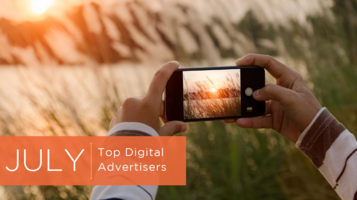July's Top Digital Advertisers 2016