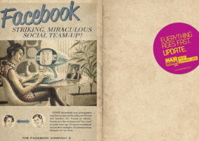 Facebook Vintage Newspaper Ad - Swipe File