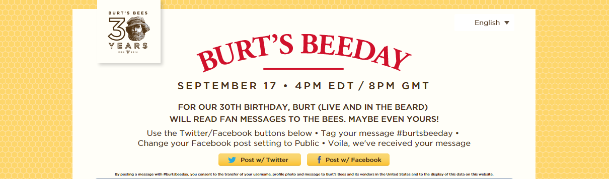 Burt's Bees Turns To Social Media Community To Host Global Beeday Celebration