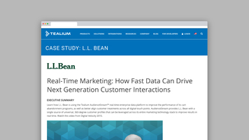 Real-Time Marketing at L.L. Bean