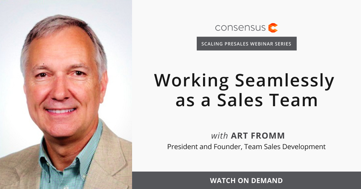 Webinar- Working Seamlessly as a Sales Team