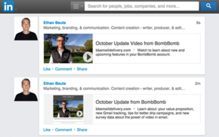 How To: Sharing LinkedIn Video and Email Updates