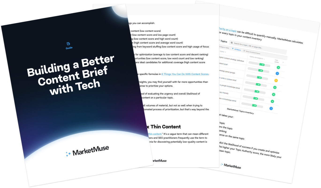 Building a Better Content Brief with Tech