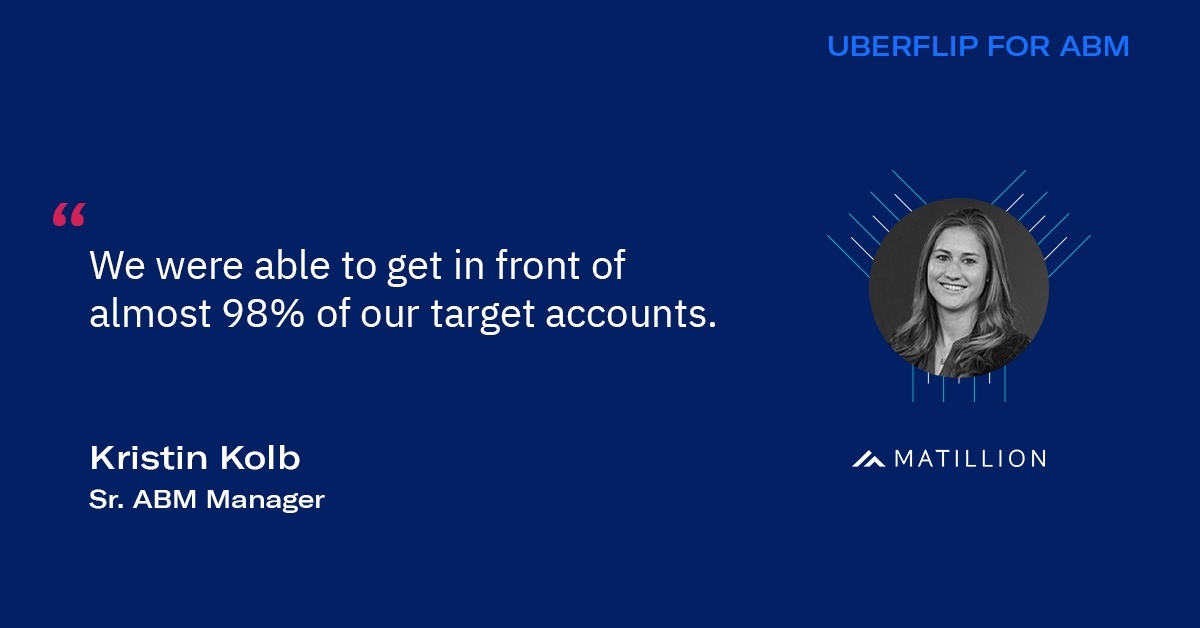 [UBERFLIP] The ABM campaign that influenced 33 opportunities