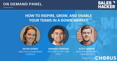 How to Inspire, Grow, and Enable Your Teams in a Down Market