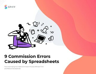 9 Commission Errors Caused by Spreadsheets