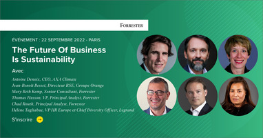 SAVE THE DATE – 22 Septembre 2022 : Transformation écologique des entreprises