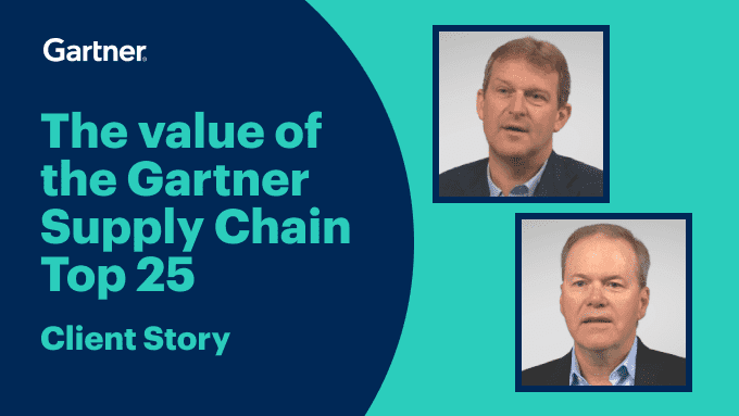 How Leaders Use Insights From Gartner Supply Chain Top 25
