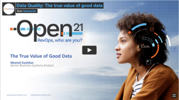 Data Quality: The true value of good data
