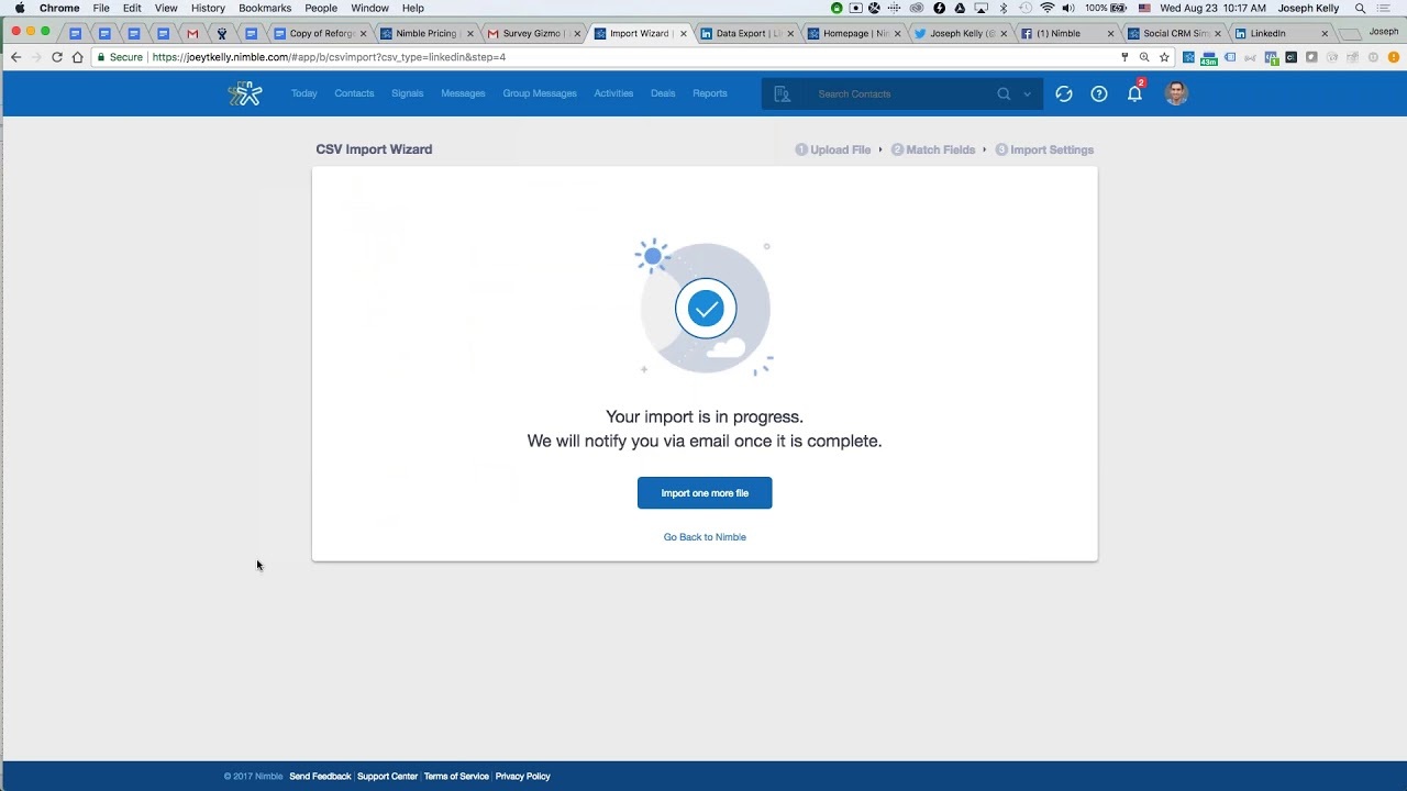 An Introduction to Nimble Social Sales & Marketing CRM - August 23, 2017