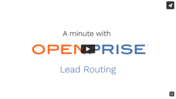 A minute on lead routing