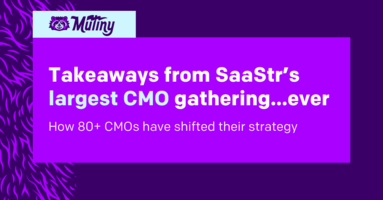 Takeaways from SaaStr's largest CMO gathering ever