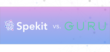 Guru Knowledge Base and Management Software vs. Spekit's Platform